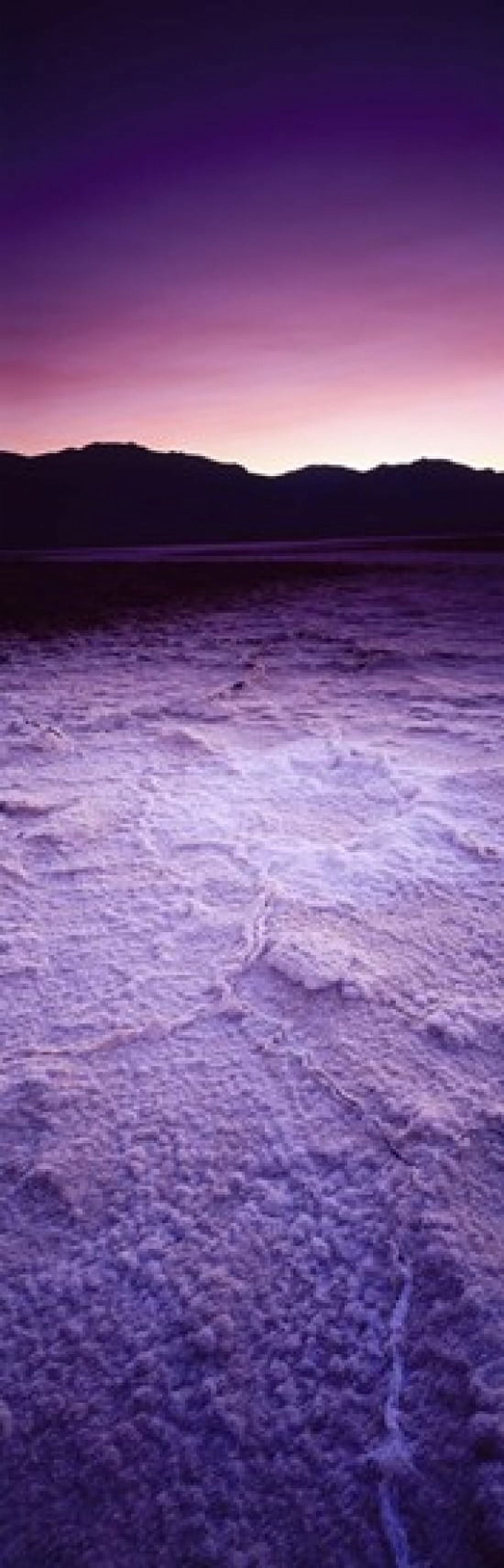 Salt Flat at sunset Death Valley California USA Canvas Art - Panoramic Images (18 x 6)