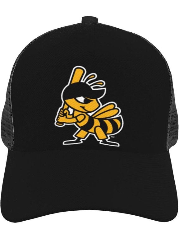 Salt Lake Bees Curved Brim Mesh Baseball Cap Casual Sun Hat for Unisex