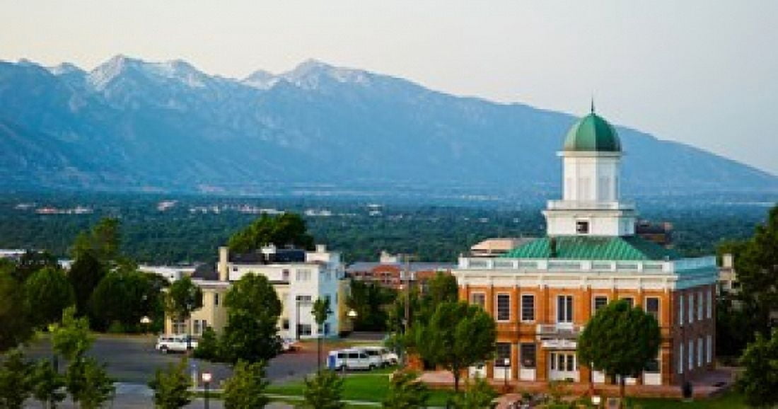 Salt Lake City Council Hall Capitol Hill Salt Lake City Utah USA Canvas Art - Panoramic Images (24 x 12)