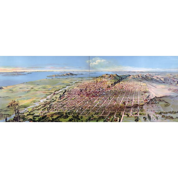 Salt Lake City History (36 x 24)