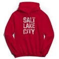 thumbnail image 1 of Salt Lake City Humor Graphic Red Men's Crewneck Sweatshirt Hoodie, 1 of 1