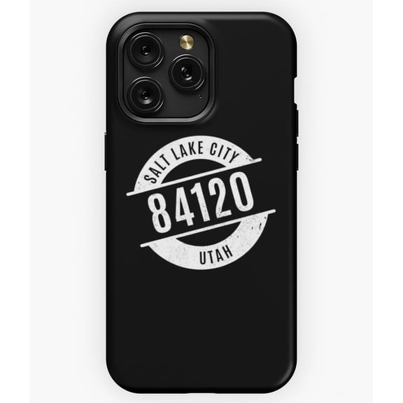 Salt Lake City Utah 84120 Zip Code G8288 Phone Case for iPhone17 16 15 14 13 12 11 Pro Max