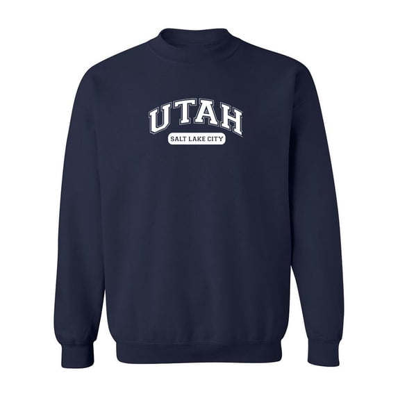 Salt Lake City Utah Men Sweatshirt, Male 4X-Large