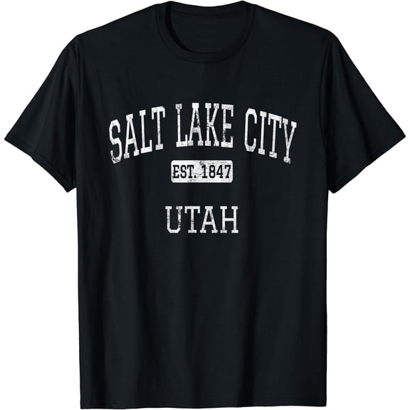 Salt Lake City Utah UT Vintage T-Shirt, Unisex T-Shirt