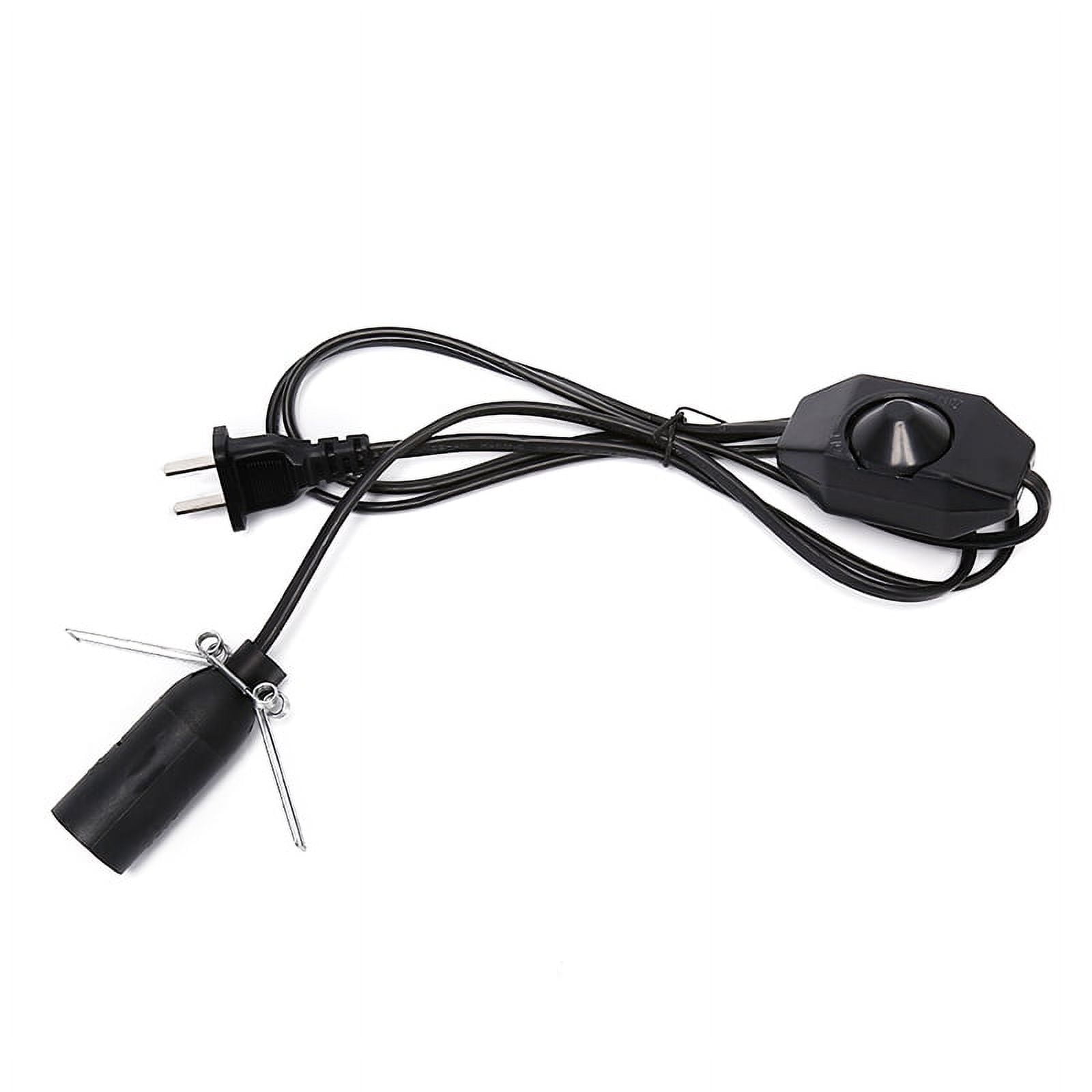 Salt Lamp Dimmer Control Switch Power Cable Cord E14 Socket US Plug