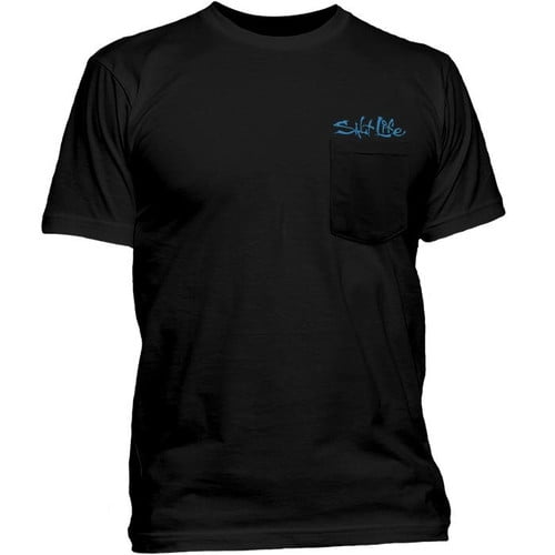Salt Life Amerisail Short Sleeve Pocket Tee - Black