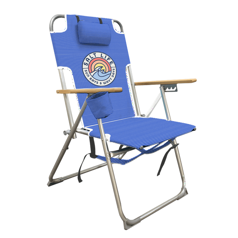 Salt Life Horizon Premium Beach Chair, Position Reclining