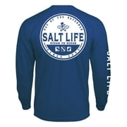 Salt Life Mens Ocean to Ocean Cotton Crewneck Graphic T-Shirt
