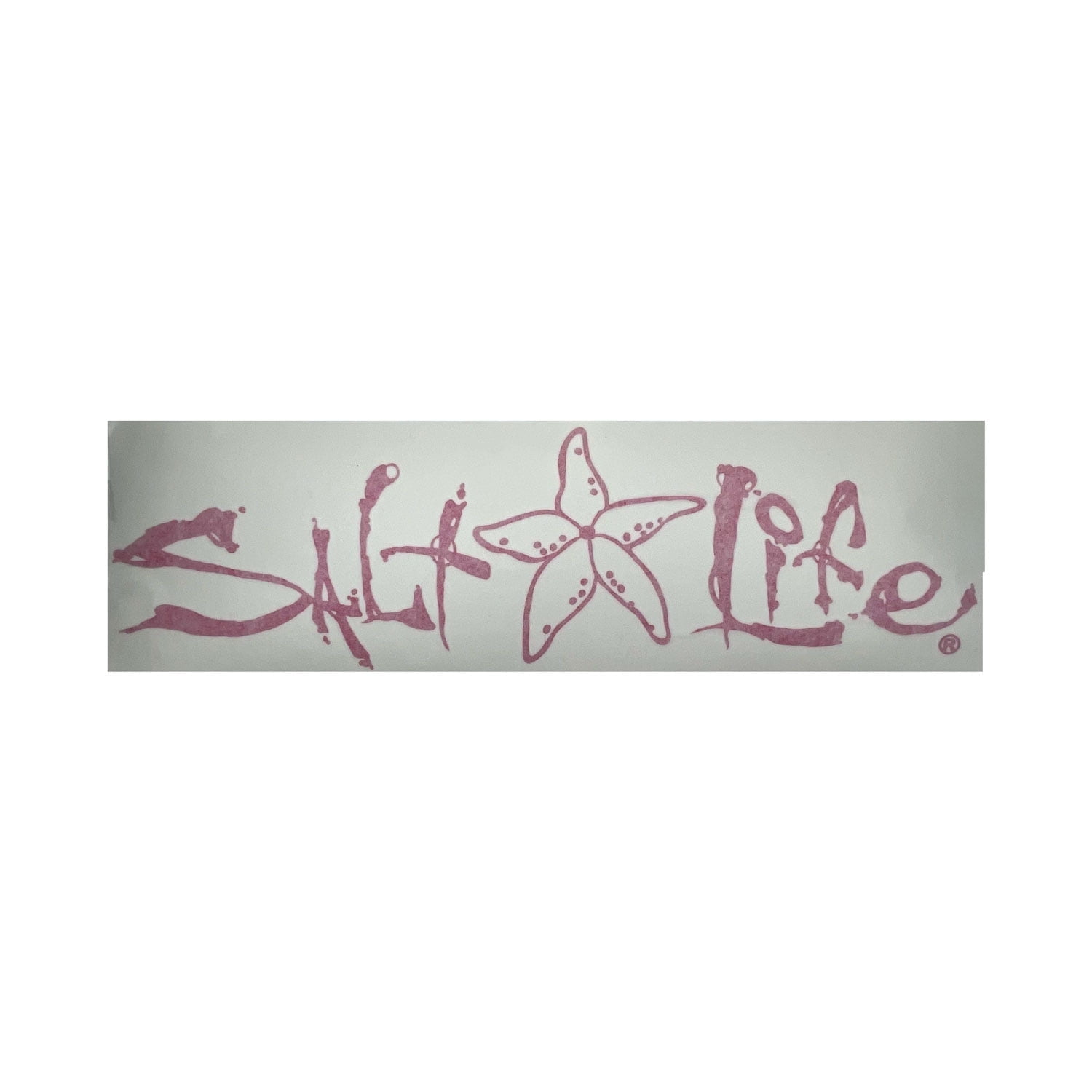 Salt Life Window Decal Medium Pink Starfish