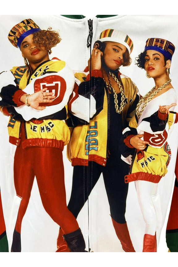 Salt N Pepa Jacket 8 Ball Idol Maker Salt N Pepa Push It Video 90s Rap Hip Hop