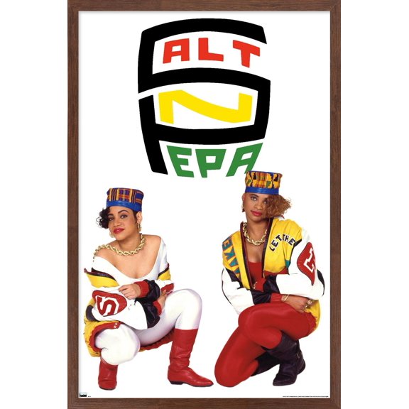 Salt-N-Pepa - Push It Wall Poster, 22.375" x 34" Framed