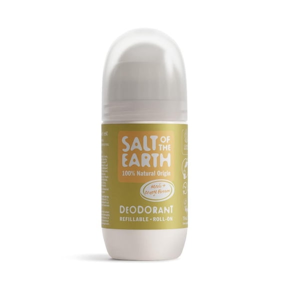 Salt Of the Earth Natural Neroli & Orange Refillable Roll-On Deodorant 75ml