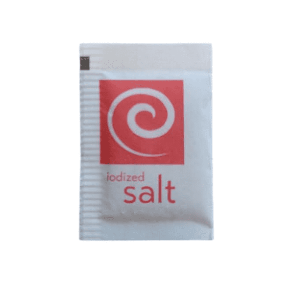 Salt Packets – 1000 Count (.5g Each) with Chip Clip in Custom CMC Products Bundle – Packaged by CMC Products