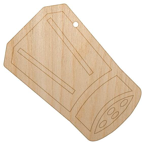 Salt Pepper Shaker Wood Holiday Christmas Tree Ornament Unfinished DIY Pre-Drilled Craft