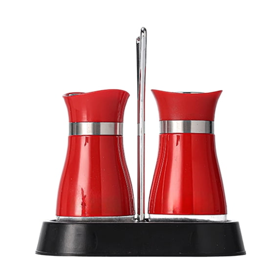 Salt and Pepper Shakers Set with Holder,4 oz Kitchen Decor and Accessories Home Essentials Cute Household Items for Mother's Day Housewarming Gift Refillable Design