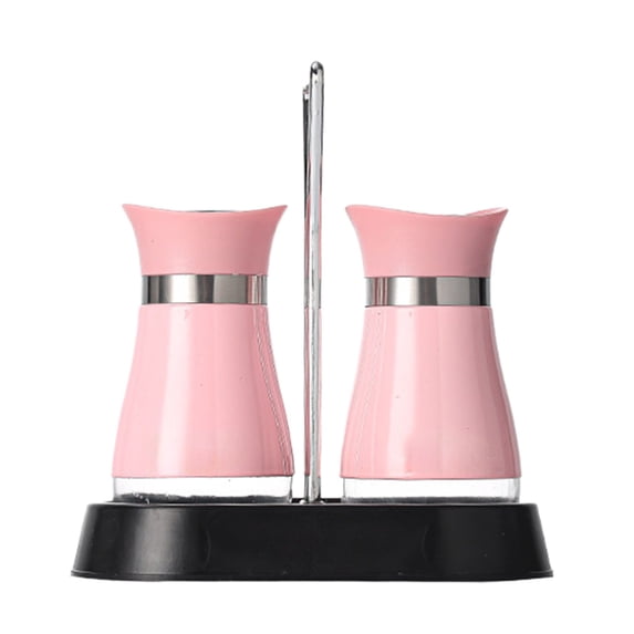 Salt and Pepper Shakers Set with Holder,4 oz Kitchen Decor and Accessories Home Essentials Cute Household Items for Mother's Day Housewarming Gift Refillable Design