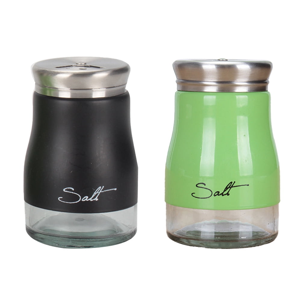 Salt and Pepper Shakers set with Adjustable Pour Holes Elegant