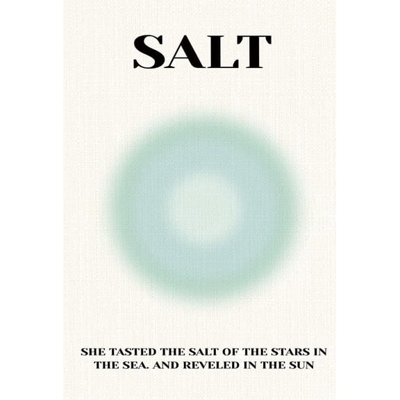 Salt Poster, Sun Salt Decor Poster, Beach House Decor, Gallery Decors Art, Coastal Ocean Style Home Decoration