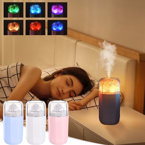 Salt Rock Essential Oil Diffuser, 350ml Aromatherapy Diffuser with Auto Shut Off for Bedroom, Home, Birthday and Holiday Gift