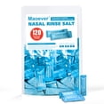 thumbnail image 1 of Maoever 120PCS Saline Packets  Sinus Nasal Rinse for Neti Pot, Nasal Wash Irrigation System Nose Cleaner Saline Individually Wrapped Refill Pakckets for Adult, 1 of 8