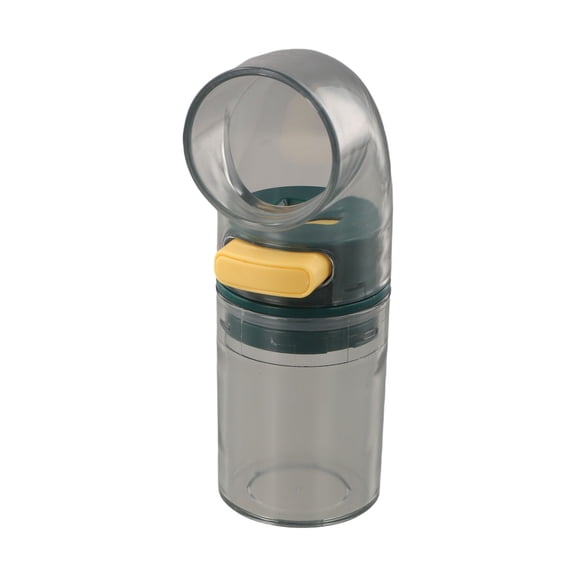Salt Shaker with Adjustable Pour Spout for Precise Dispensing, Plastic Seasoning Jar for Salt Sugar Spices, Mess-Free Kitchen Container for Home Cooking Baking, Green