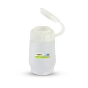 Salt Shaker with Flip Lid - White - Food Storage, Portion Control, Dishwasher Safe, Microwave Safe