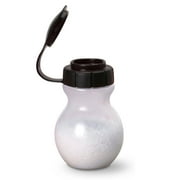 Salt & Spice Shaker with Flip Lid Dispenser - 4oz - Black - Food Storage, Portion Control, Dishwasher Safe, Microwave Safe