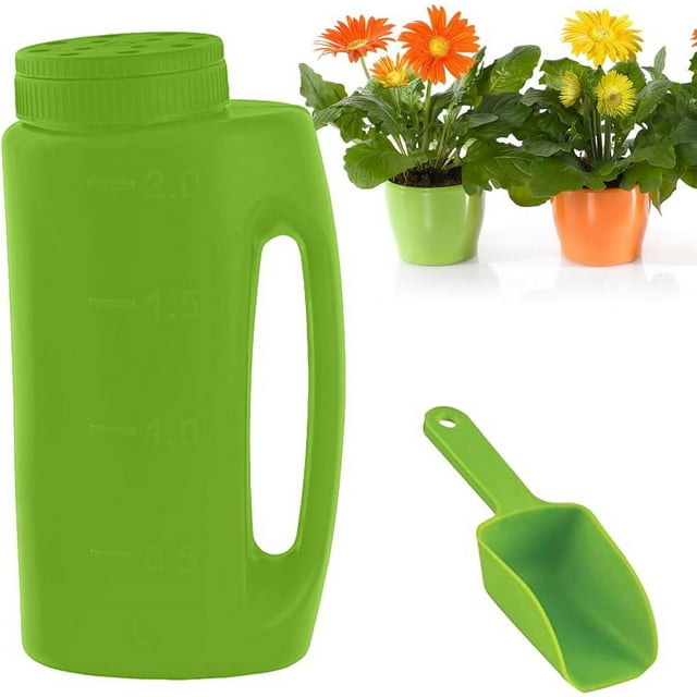 Salt Spreader, Hand Spreader 2L (1.5KG) Capacity, Efficient Snow and