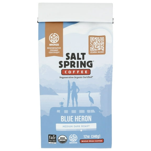 Salt Springs Coffee Blue Heron Medium Roast (6 Pack) 12 oz