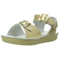 thumbnail image 1 of Salt Water 1720-GOLD: by Hoy Originals Gold Little Kids Sandals (4 M US Toddler), 1 of 8