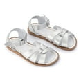 thumbnail image 1 of Salt Water 800 The Original Sandals Little Kid's and Toddler's Sizes All Colors (5 US Toddler, Silver), 1 of 5
