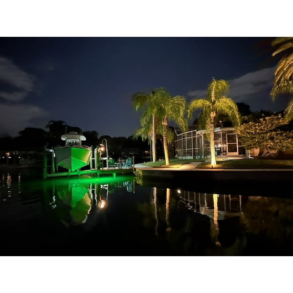 Salt Water Approved & Barnacle Burning Bulb, Underwater Dock Light, Extreme Brilliant 21,000 Lumen Kit