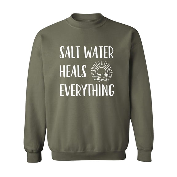 Salt Water Heals Everything Crewneck Sweatshirt