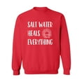thumbnail image 1 of Salt Water Heals Everything Crewneck Sweatshirt, 1 of 3