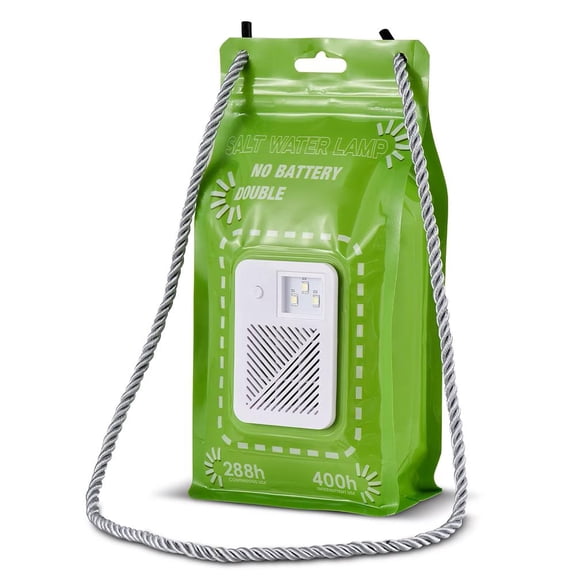 Salt Water Powered Emergency Lamp, Portable Household Outdoor Lighting Lantern, Salt Not Included