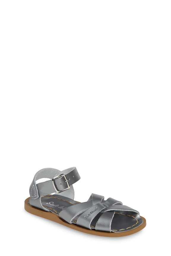 Sandal by Hoy Shoes Baby Girl's The Original Sandal (Infant/Toddler) Pewter 6 Toddler