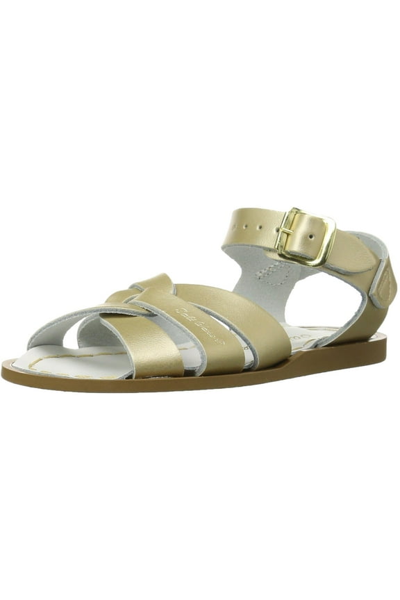 Sandals Unisex Kids Gladiator Sandal, 0.5 Inch Heel, Gold, Toddler 10