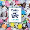 thumbnail image 1 of Salt Water Taffy Asorted Mix, Individually Wrapped - 1 Pound Bag - Saltwater Taffy Bulk Candy Individually Wrapped - Old Fashioned Retro Candy - Soft and Chewy, Party Favor, Gluten Free, 1 of 11