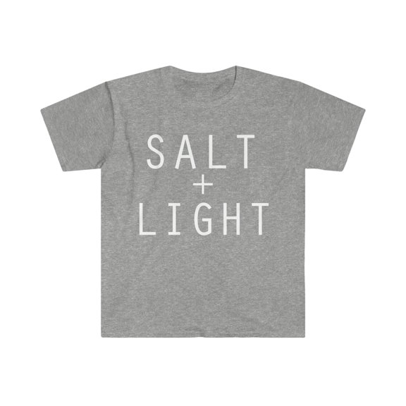 Salt and Light Unisex T-shirt S-3XL Christian Faith Religious Bible Verse