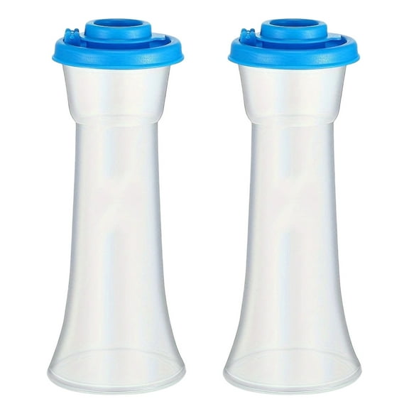 Salt and Pepper 2-Shaker Set, Airtight Lids, BPA-Free, Dishwasher Safe