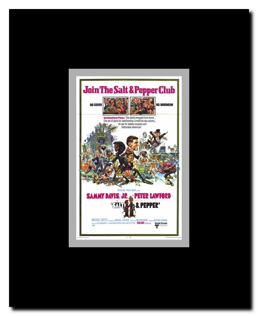 Salt and Pepper Framed Movie Poster