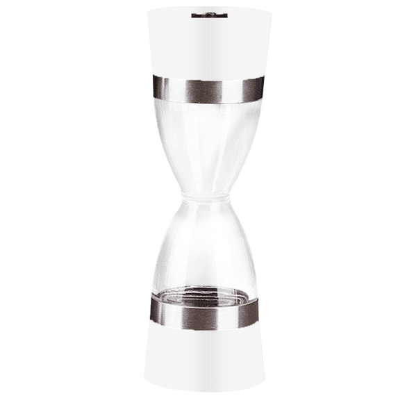 Salt and Pepper Grinder,Manual Stainless Steel Salt Pepper Mill 2 in 1- Refillable Spices Grinder Shakers