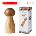 thumbnail image 1 of Salt and Pepper Grinder Set Premium Solid Wood Manual Salt Spice Shaker Pepper Mills with Adjustable Core-Salt Spice Grinder Set (1Pcs), 1 of 7