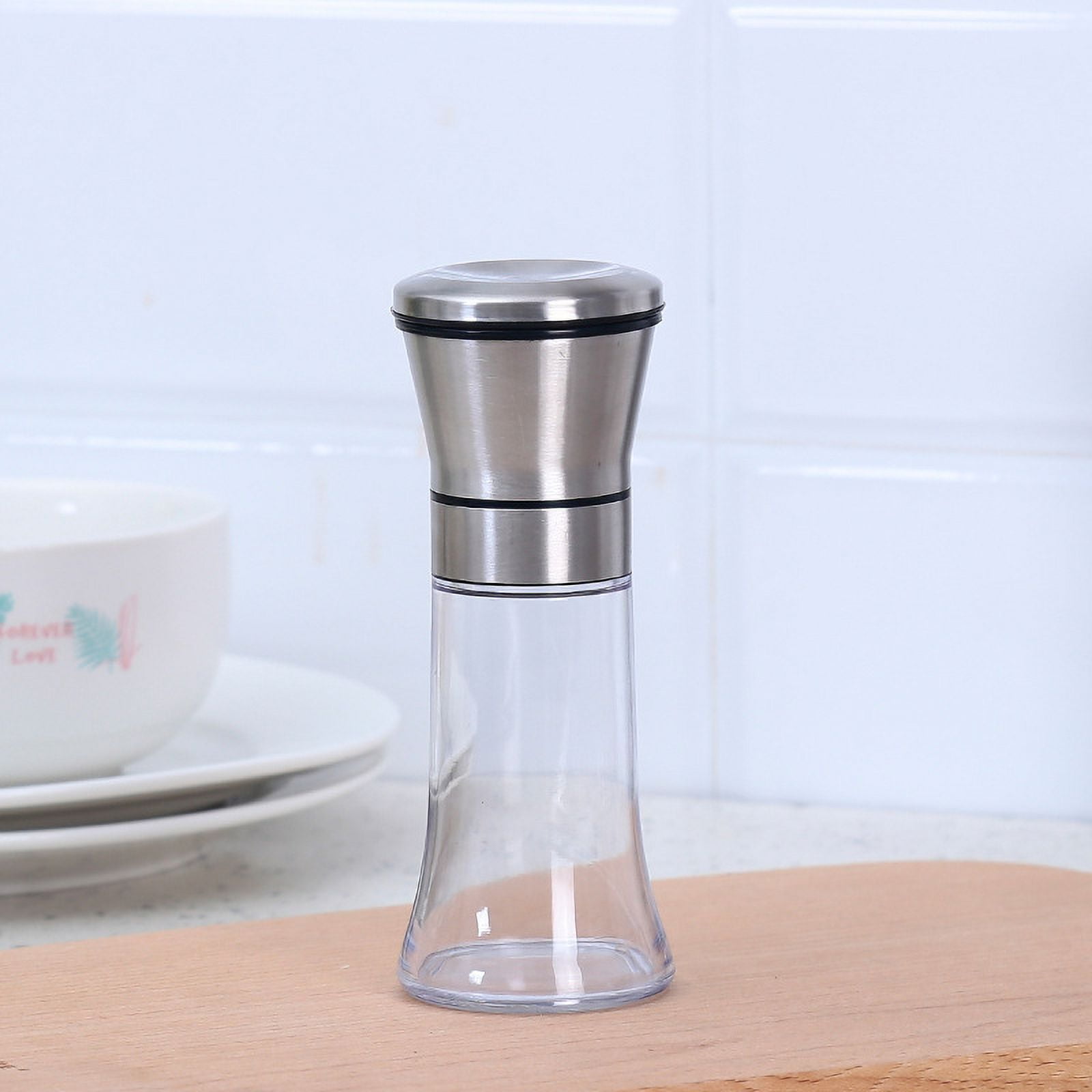 Salt and Pepper Grinder Stainless Steel Adjustable Ceramic Sea Salt