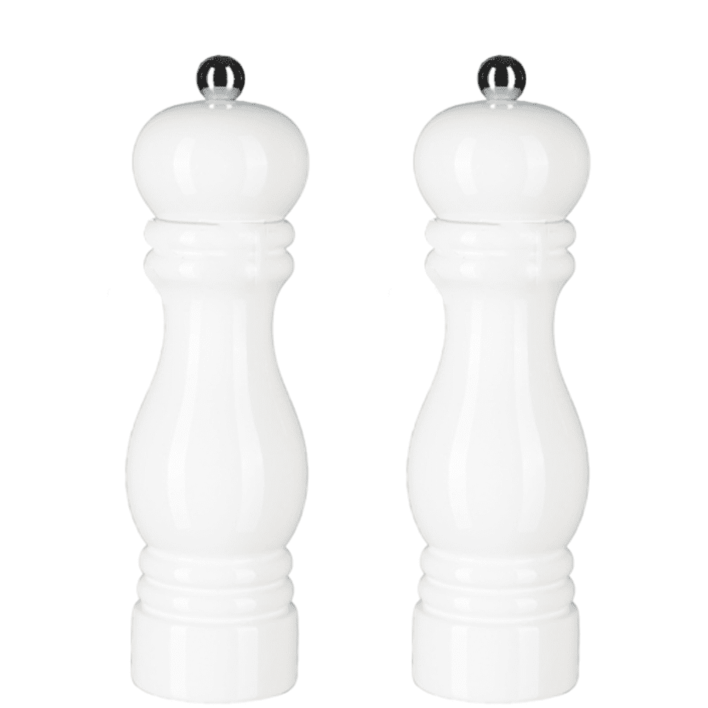 Salt and Pepper Grinder Wooden Pepper Mill Grinder Salt Pepper Shakers with Adjustable Ceramic Rotor