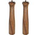 Salt and Pepper Mill Adjustable Acacia Wood Salt and Pepper Grinders