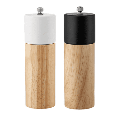 Salt and Pepper Mill - Adjustable Salt and Pepper Grinders Shakers with Ceramic Grinding Core