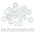 thumbnail image 1 of Salt and Pepper Shaker Stoppers Plastic Salt Shaker Plug Replacement Round End Cap 0.75", 1 of 6
