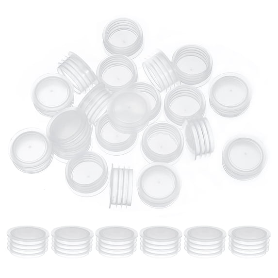 Salt and Pepper Shaker Stoppers Plastic Salt Shaker Plug Replacement Round End Cap 0.75"