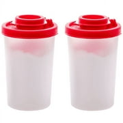 Salt and Pepper Shakers Moisture Proof Set of 2 Large Salt Shaker to go Camping Picnic Outdoors Kitchen